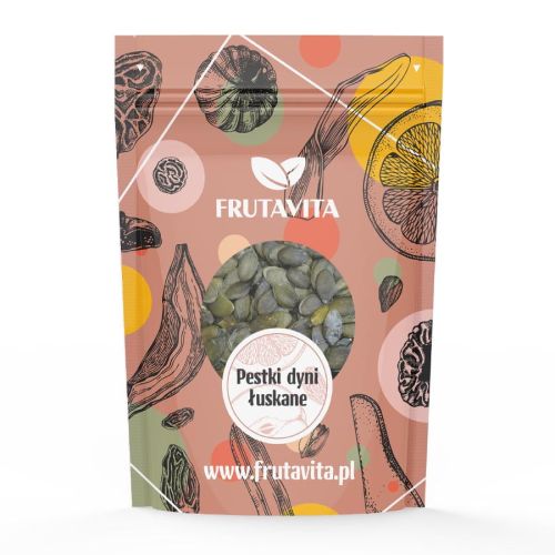 Pestki dyni łuskane PREMIUM 1000 g POLSKIE frutavita