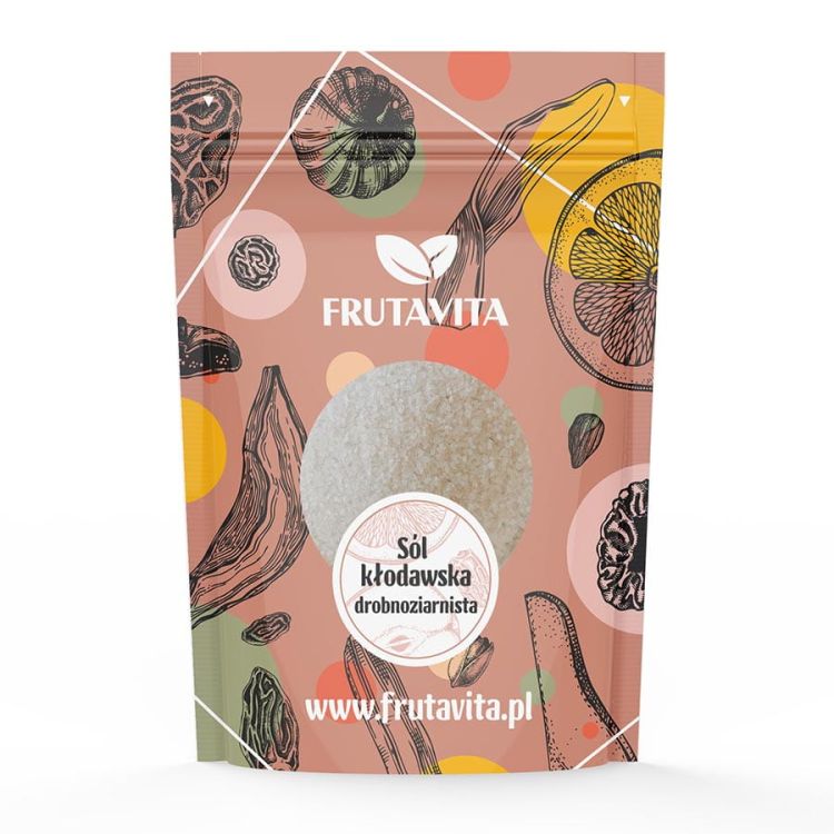 Sól kłodawska drobnoziarnista różowa  frutavita