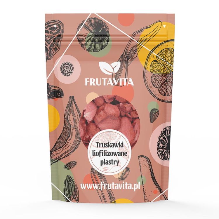 Truskawki liofiliozowane plastry frutavita