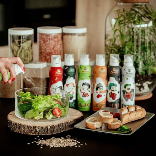 Oliwa z oliwek w sprayu AJO (czosnek) 200 ml