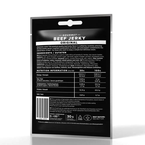 Beef jerky z wołowiny - oryginalny 30 g