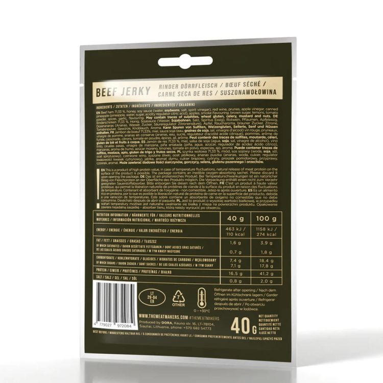 TMM Tactical Beef Jerky Original 40 g