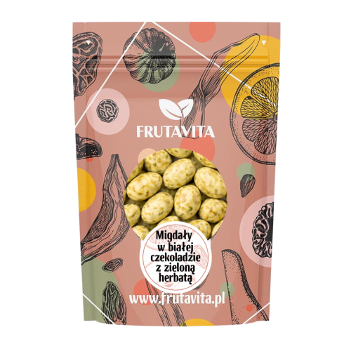 Migdały w białej czekoladzie z zieloną herbatą opakowanie.png