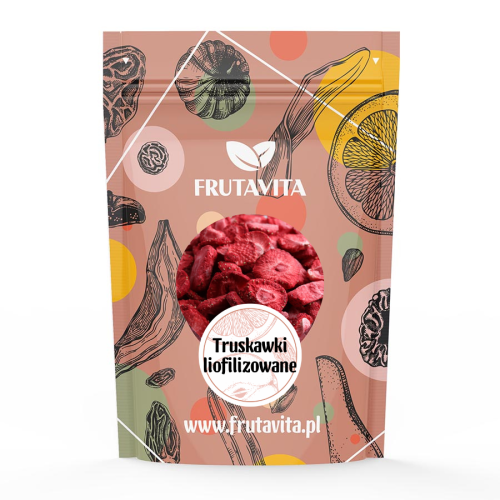 Truskawki liofiliozowane plastry frutavita