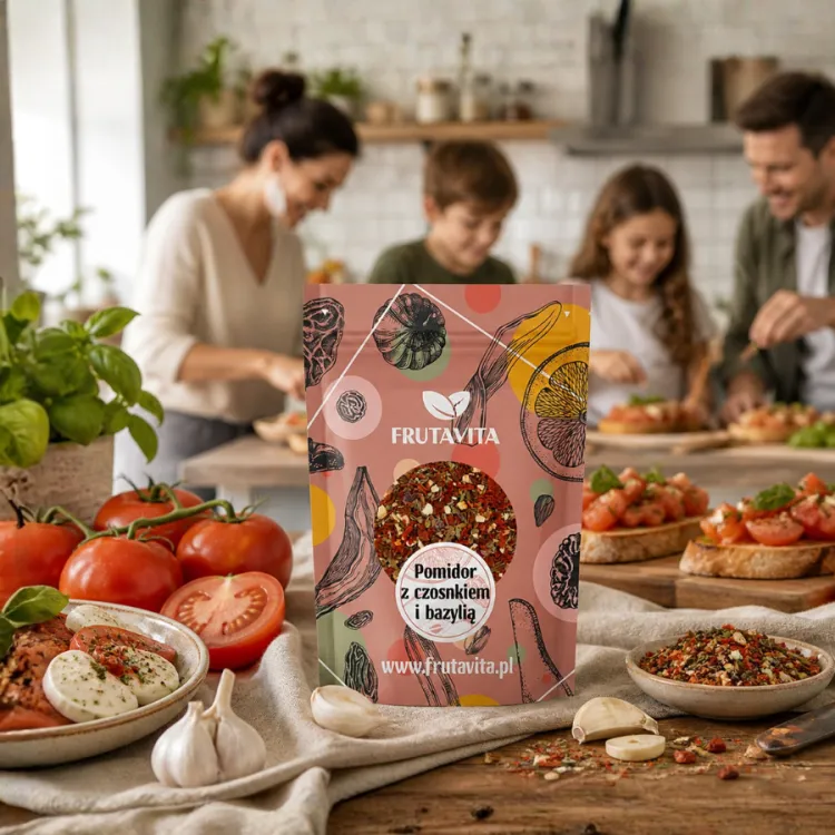przyprawa pomidor z czosnkiem i bazylią 250 g