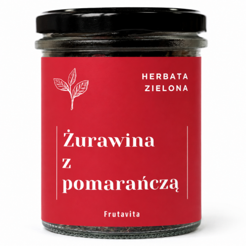 Herbata zielona Żurawina z Pomarańczą